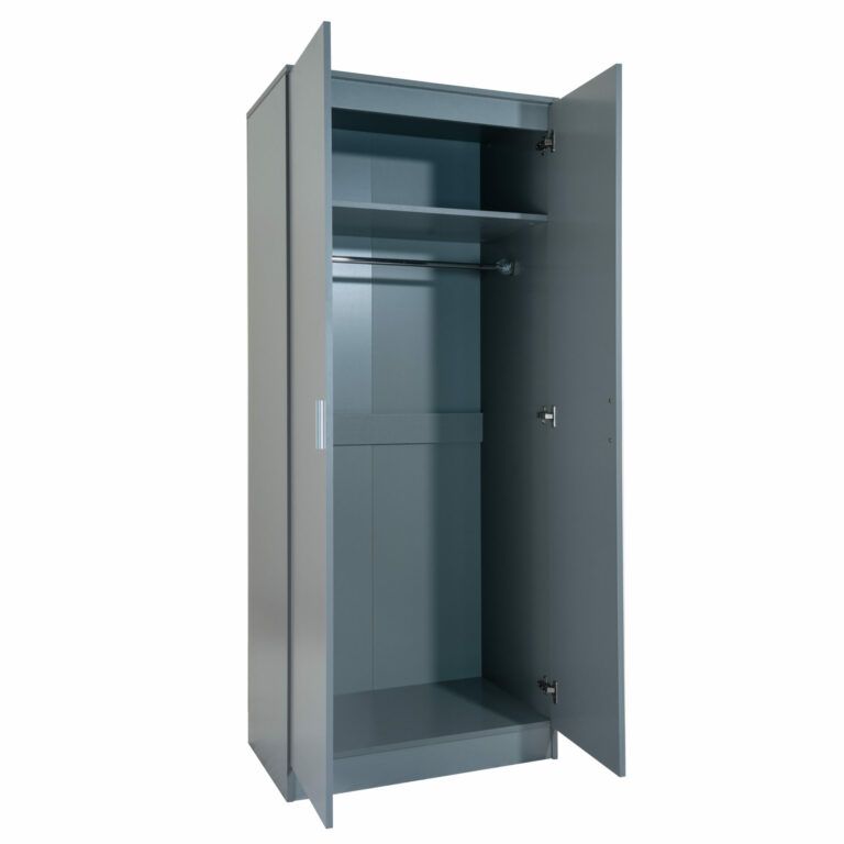 Farndon 2 Door Wardrobe (Light Grey)