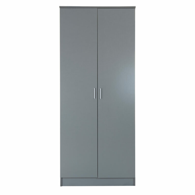 Farndon 2 Door Wardrobe (Light Grey)