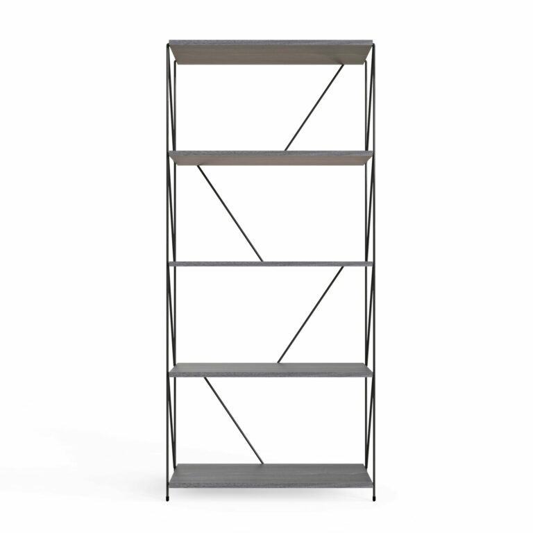 TAD05-513-A-TAD8-803_5 Tier Storage Rack 600 (Front)-GREY