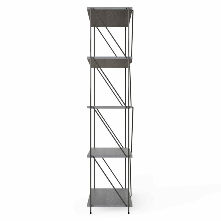 TAD05-514-A-TAD8-803_5 Tier Storage Rack 600 (Side)-GREY