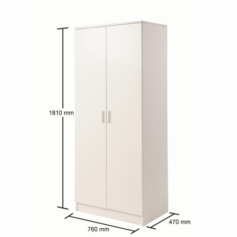 Farndon 2 Door Wardrobe (White)