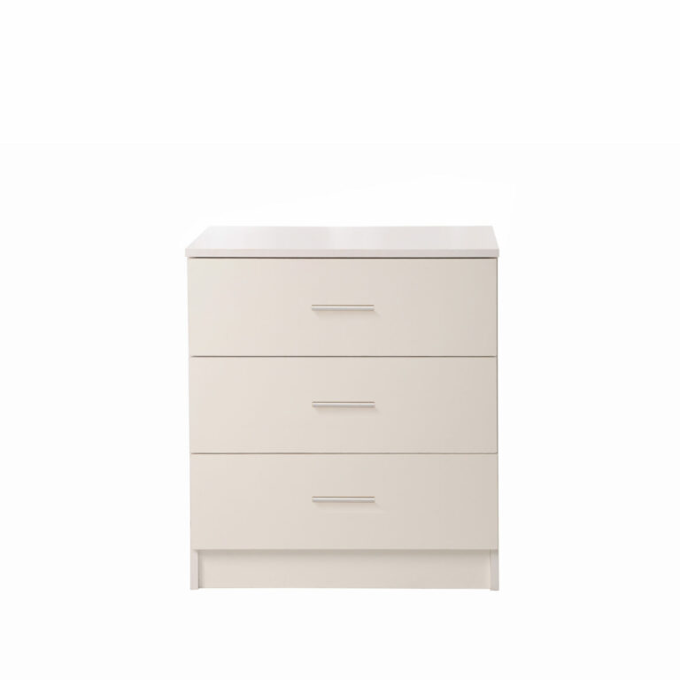 Farndon 3 Drawer Chest (White)