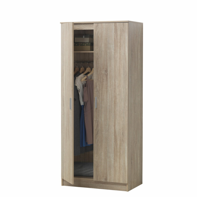 Farndon 2 Door Wardrobe (Sonoma Oak)