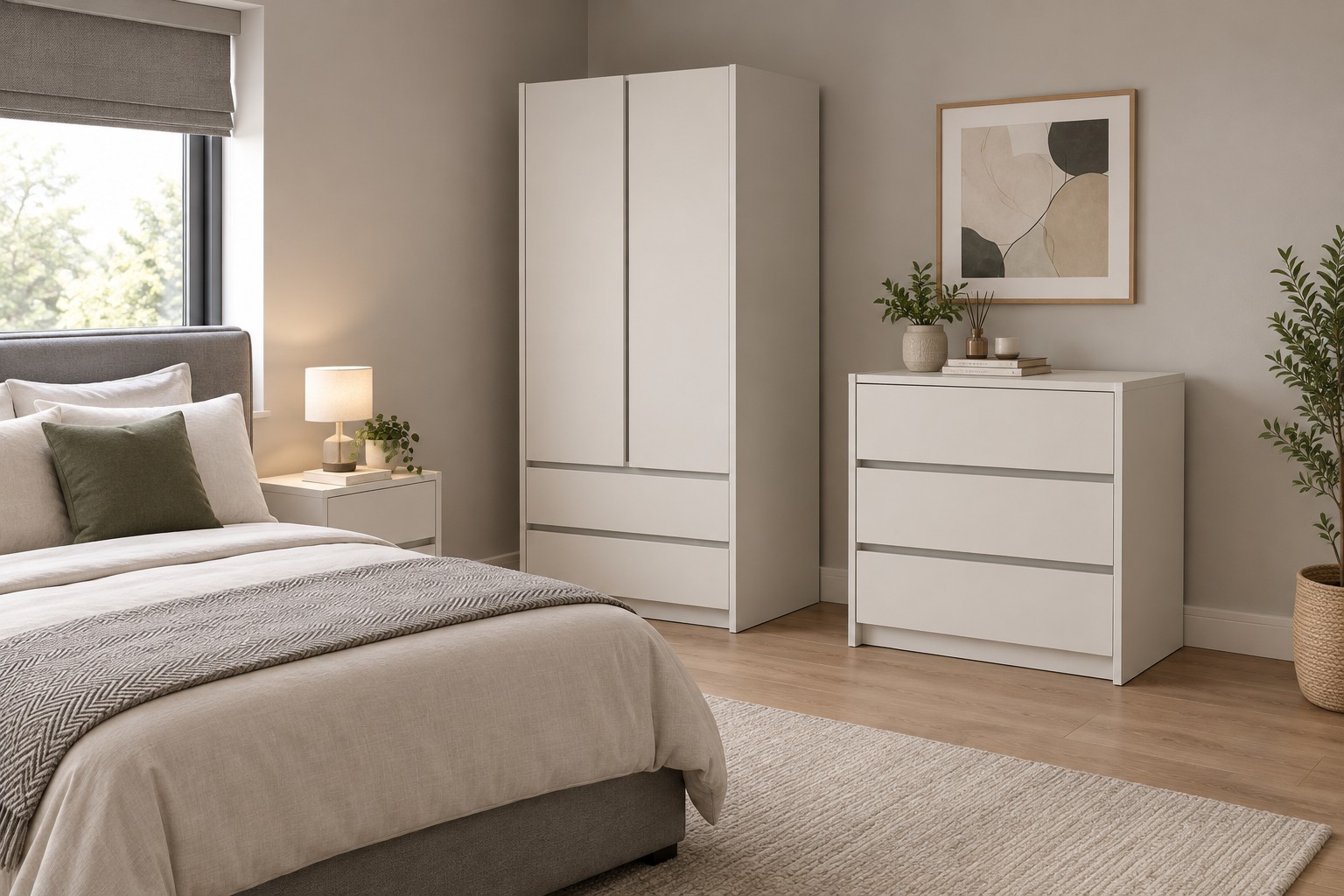bedroom environment handleless